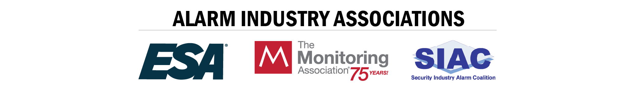 Alarm Monitoring Logos